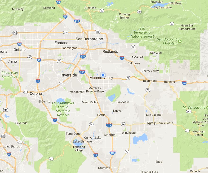 Printable City Map Of The Inland Empire - Free Printable Templates