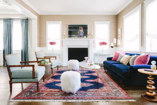 Room of the Day: Glam Sitting Room Packed With Personality (7 photos)