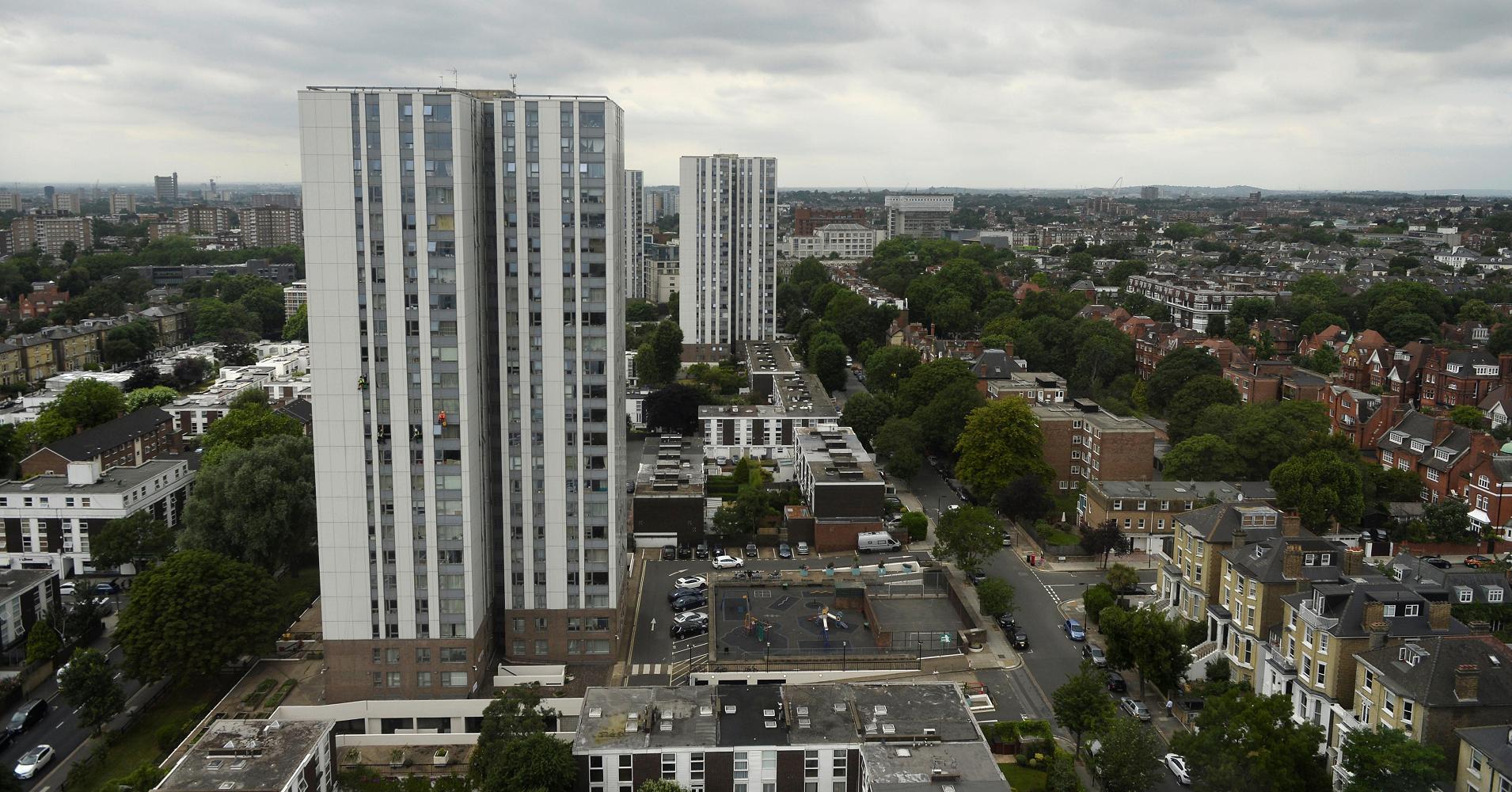 London high-rises evacuated as fire precaution