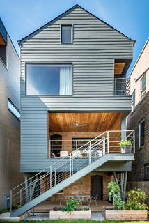 3-Level Chicago Addition Marries the Old and the New (7 photos)