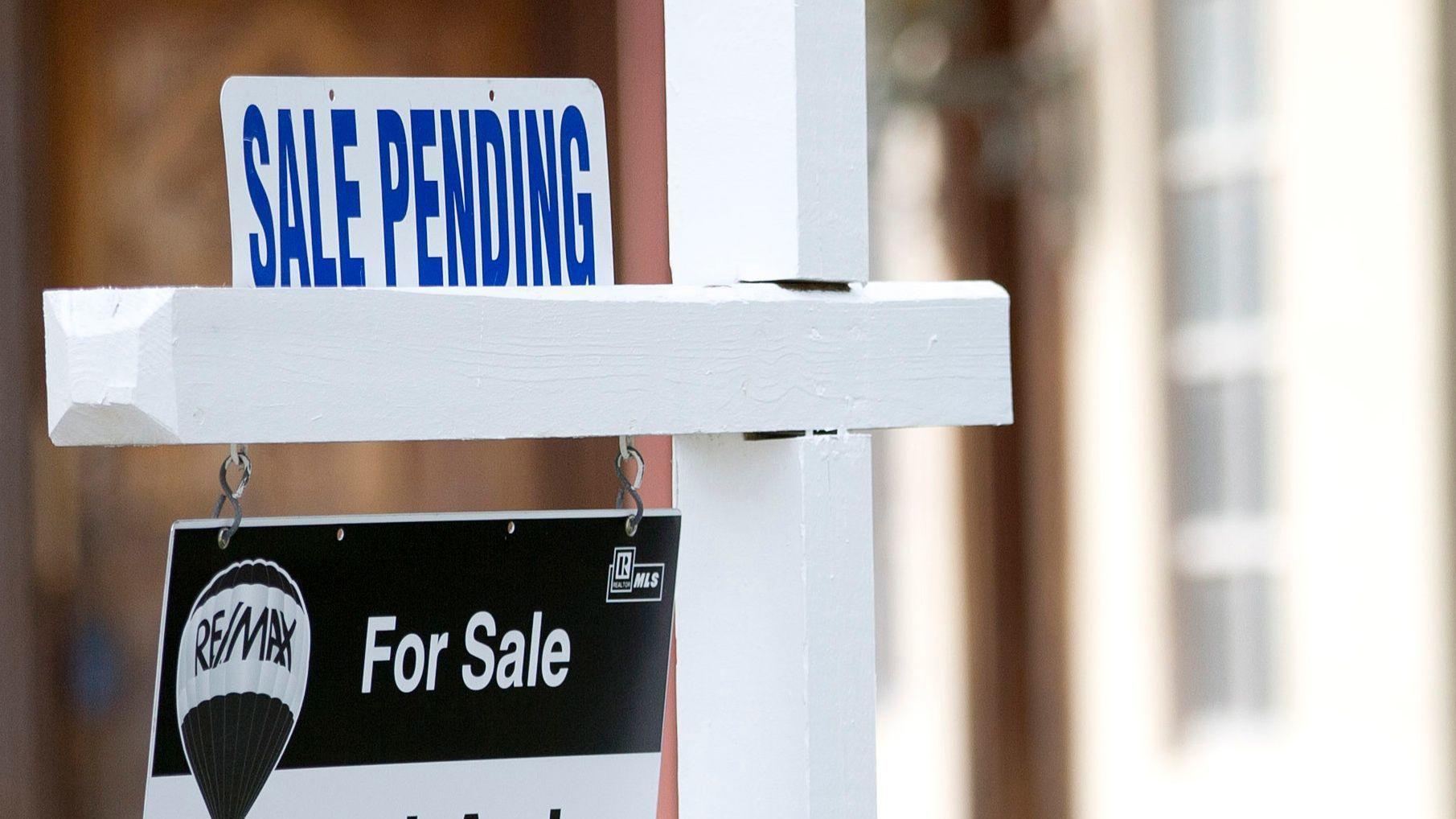 Pending home sales were flat in September