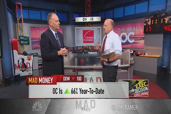 Owens Corning CEO says roofing is booming as home equity improves