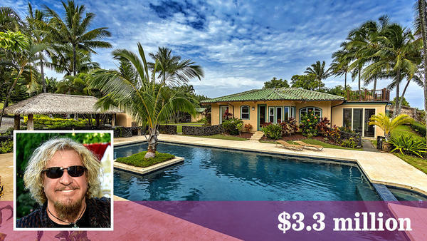 Rock icon Sammy Hagar ready to part with his piece of Hawaiian paradise